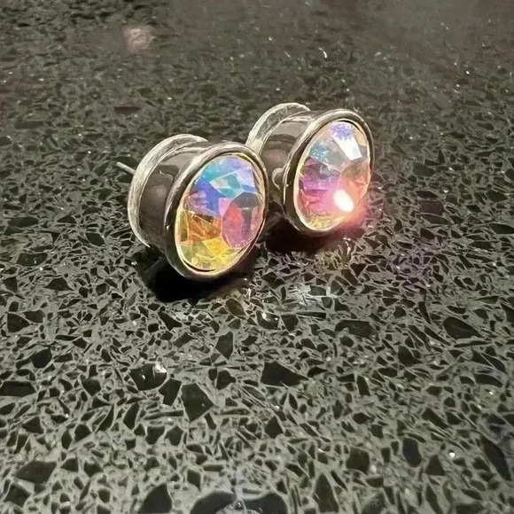 NWOT | Betsey Johnson | Kaleidoscope Diamond Stud Earrings - Picture 11 of 13